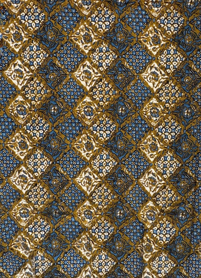 Handwoven Ikat Fabric from Indonesia - Mosaic, 98 x 45" Handwoven Ikat Fabric from Indonesia - Mosaic, 98 x 45"