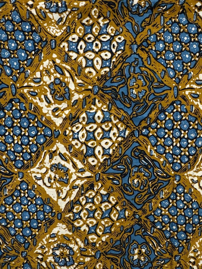 Handwoven Ikat Fabric from Indonesia - Mosaic, 98 x 45" Handwoven Ikat Fabric from Indonesia - Mosaic, 98 x 45"