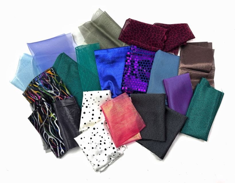 Shiny Mermaid Fabrics Scrap Pack | Artistic Artifacts