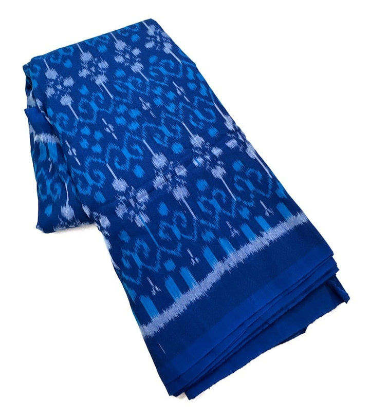 Indonesian Handwoven Ikat Fabric - Blue Swirls, Sold per 1/2 yard Indonesian Handwoven Ikat Fabric - Blue Swirls, Sold per 1/2 yard