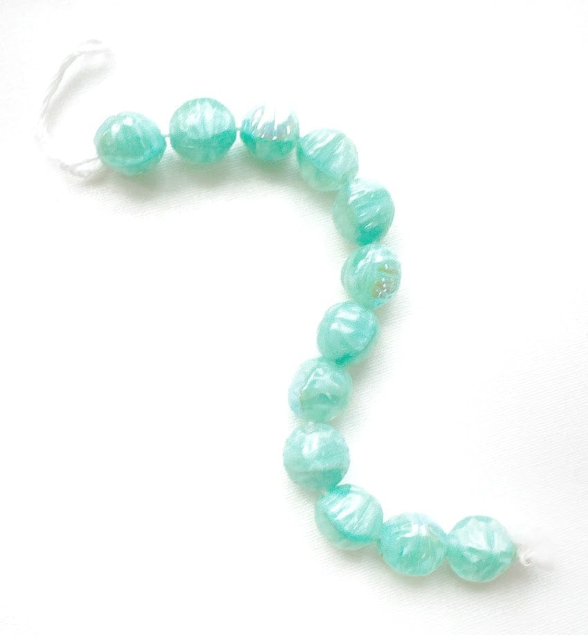 Czech Glass Beads, Green