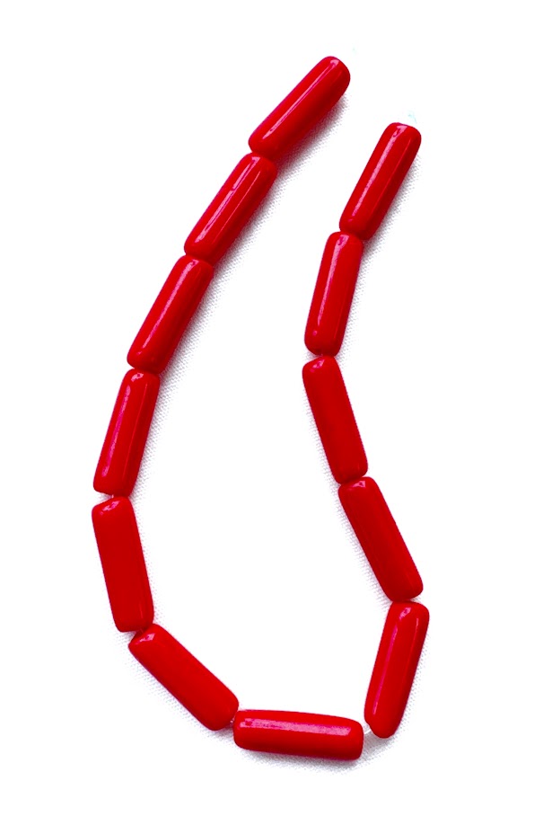 Vintage Red Venetian Glass Beads