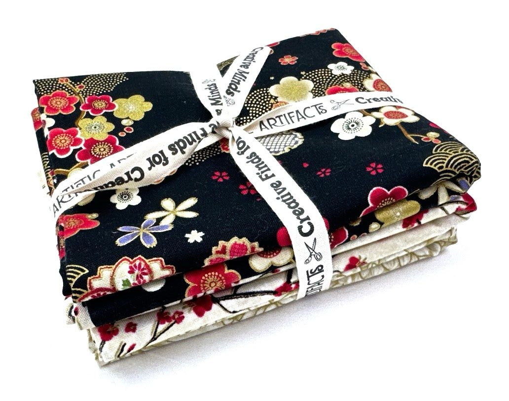 Lotus Garden 1/2 yd Fabric Bundle (3 pcs)