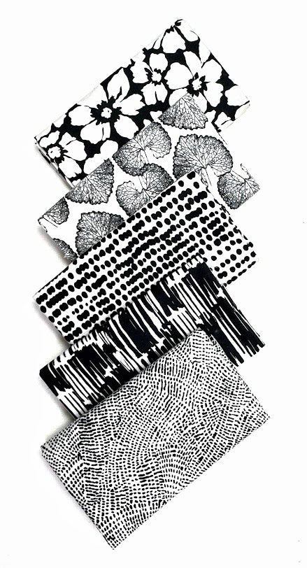 Ink & Earth Fat Quarter Fabric Bundle (5 pcs)