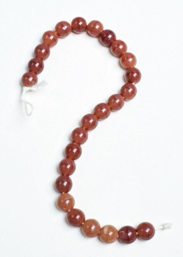 Czech Glass Beads, Round, Coffee