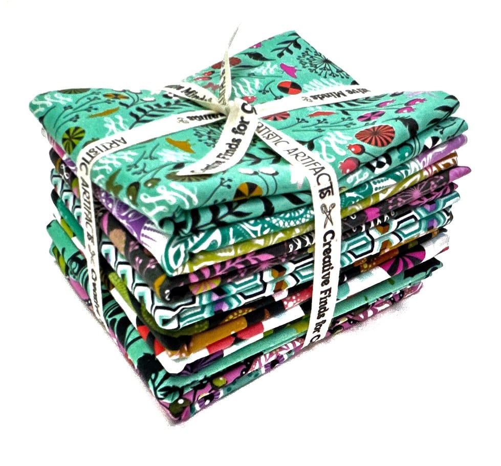 Prince Charming (Deja Vu) by Tula Pink - Half Yard Fabric Bundle 8pcs Prince Charming (Deja Vu) Tula Pink Half Yard Bundle | 8pcs