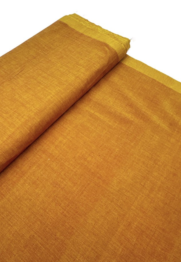 Indonesian Handwoven Shot Cotton - Yellow/Red Sold per 1/2 yard