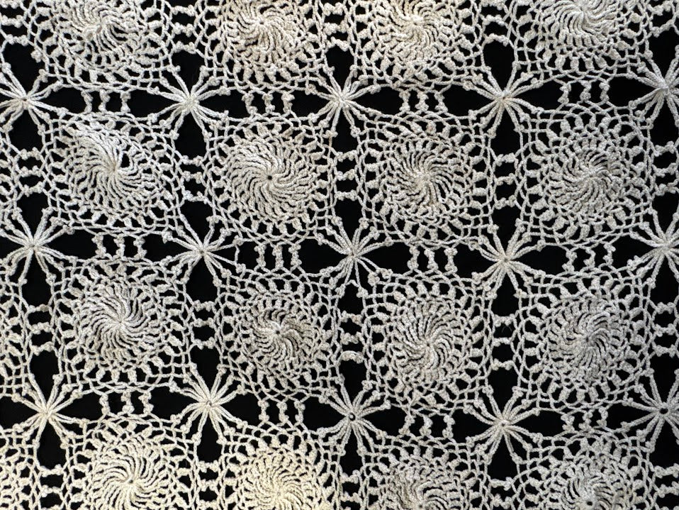 Antique Crocheted Tablecloth
