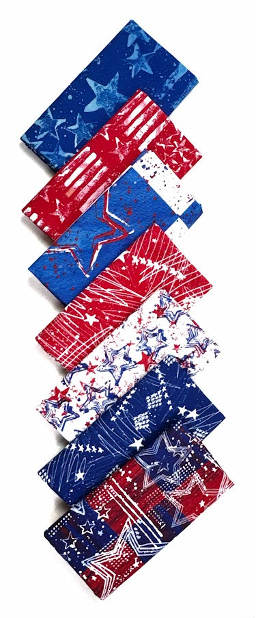 Americana Fat Quarter Fabric Bundle (7 pcs)