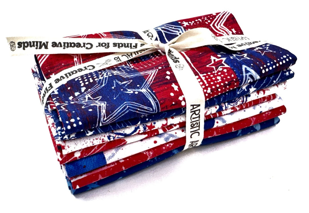 Americana Fat Quarter Fabric Bundle (7 pcs)