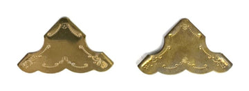 Brass Corners, Pack of 2 Brass Corners, Pack of 2