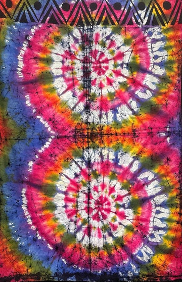 MEASUREMENT NEEDED Batik Panel from Sri Lanka - Tie Dye MEASUREMENT NEEDED Batik Panel from Sri Lanka - Tie Dye