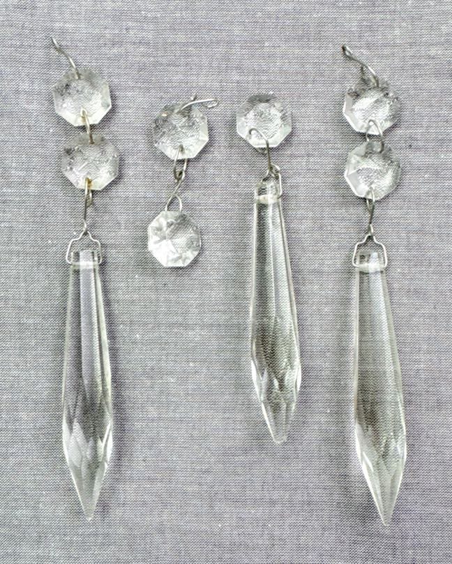 Chandelier Crystals, Pack of 3