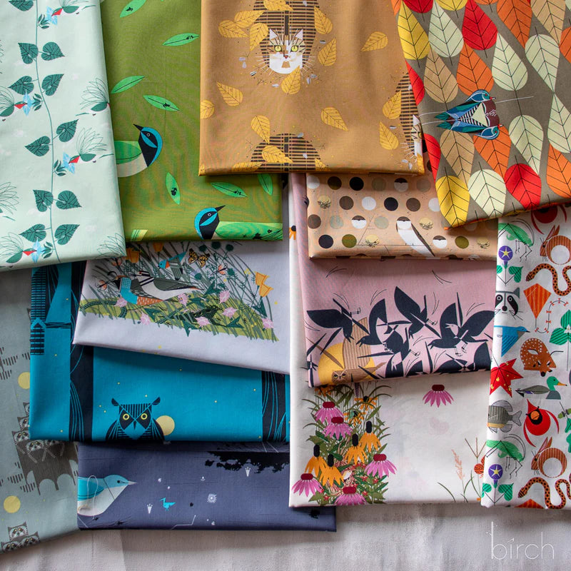 Iconic Vol. 2 by Charley Harper Fat Quarter Fabric Bundle (12 pcs)