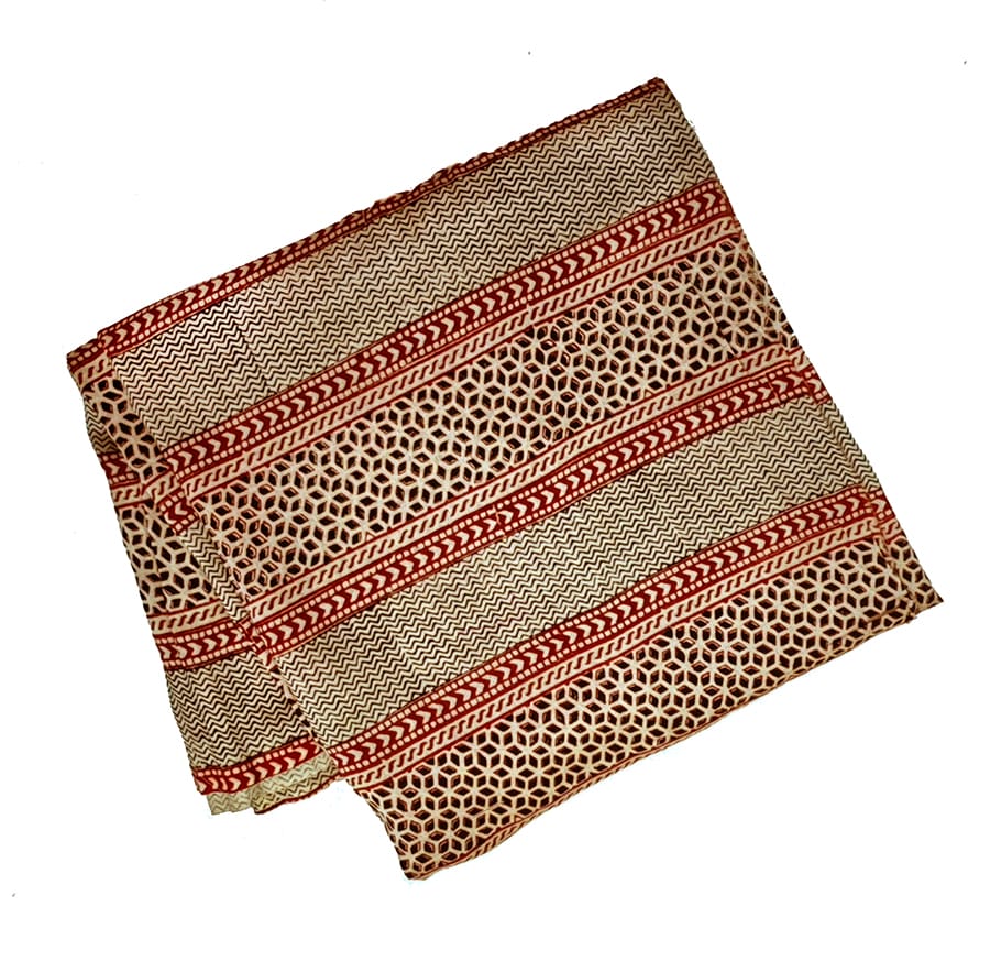 Bagh Hand Block Printed from India Price per 1/2 yard Bagh Hand Block Printed from India