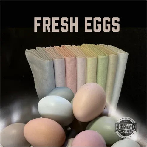 Cherrywood Hand-Dyed Cotton Fabric Fresh Eggs Fat Quarter Bundle Cherrywood Hand-Dyed Cotton Fabric Fresh Eggs Fat Quarter Bundle