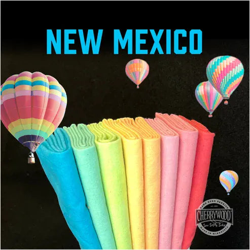 Cherrywood Hand-Dyed Cotton Fabric New Mexico Fat Quarter Bundle Cherrywood Hand-Dyed Cotton Fabric New Mexico Fat Quarter Bundle