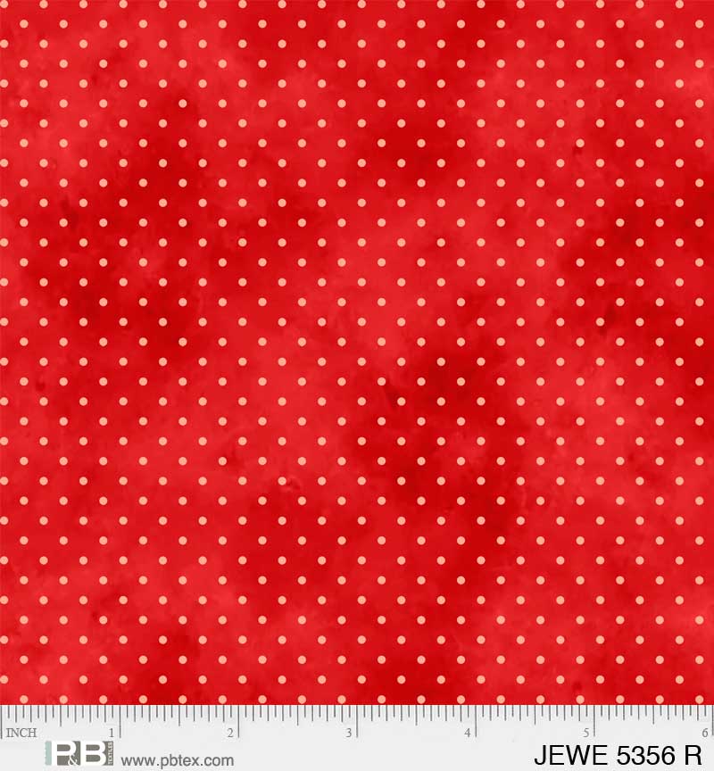 Jewel Tiny Dots, Red