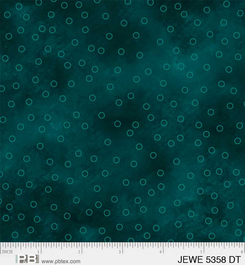 Jewel Bubbles, Dark Teal