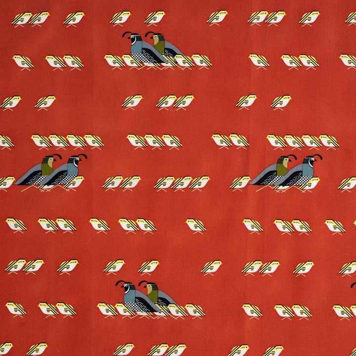 Charley Harper Sierra Range - California Quail Charley Harper Sierra Range - California Quail