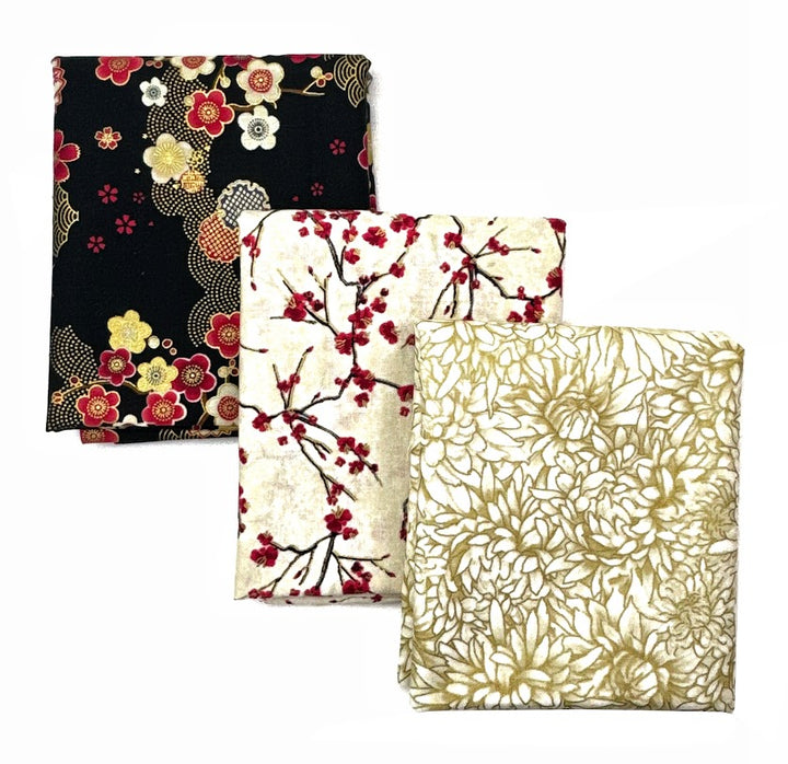 Lotus Garden 1/2 yd Fabric Bundle (3 pcs)