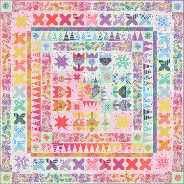 Gardens of the Galaxy Quilt Kit by Tula Pink Gardens of the Galaxy Quilt Kit by Tula Pink