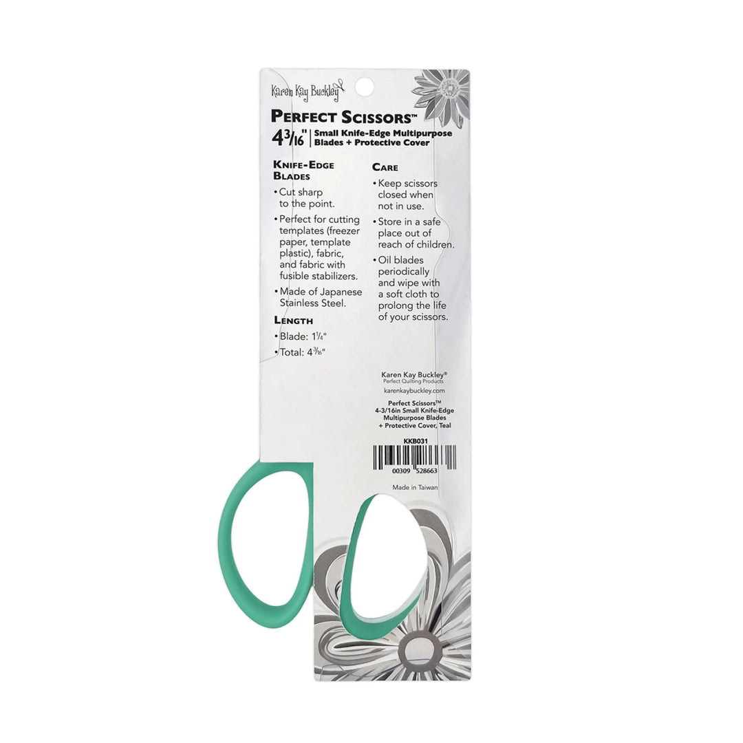 Karen Kay Buckley's Perfect Scissors Teal 4-3/16 in. Small