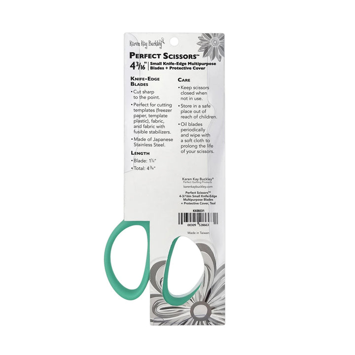 Karen Kay Buckley's Perfect Scissors Teal 4-3/16 in. Small