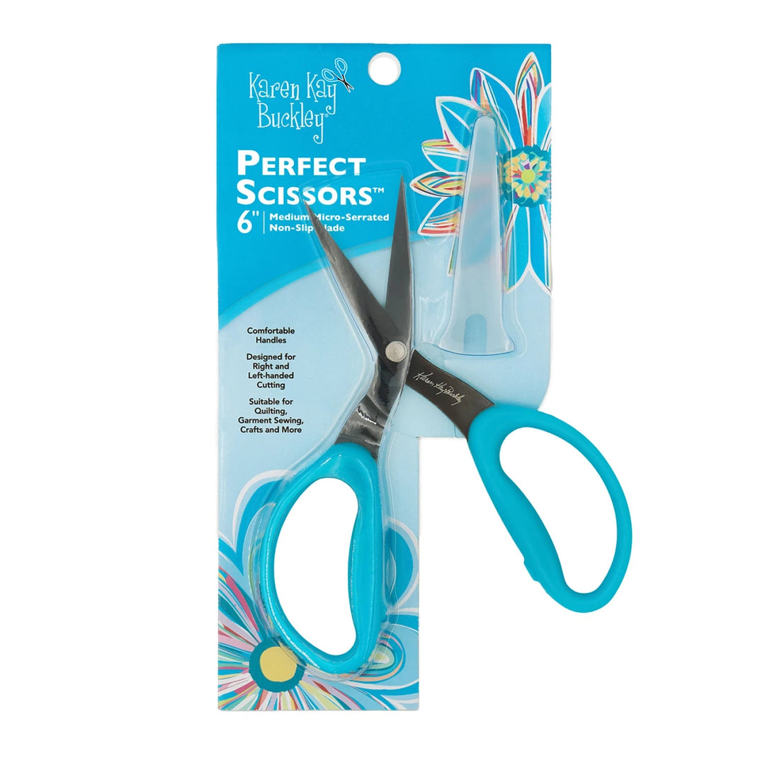Karen Kay Buckley's Perfect Scissors BLUE Medium 6 in.