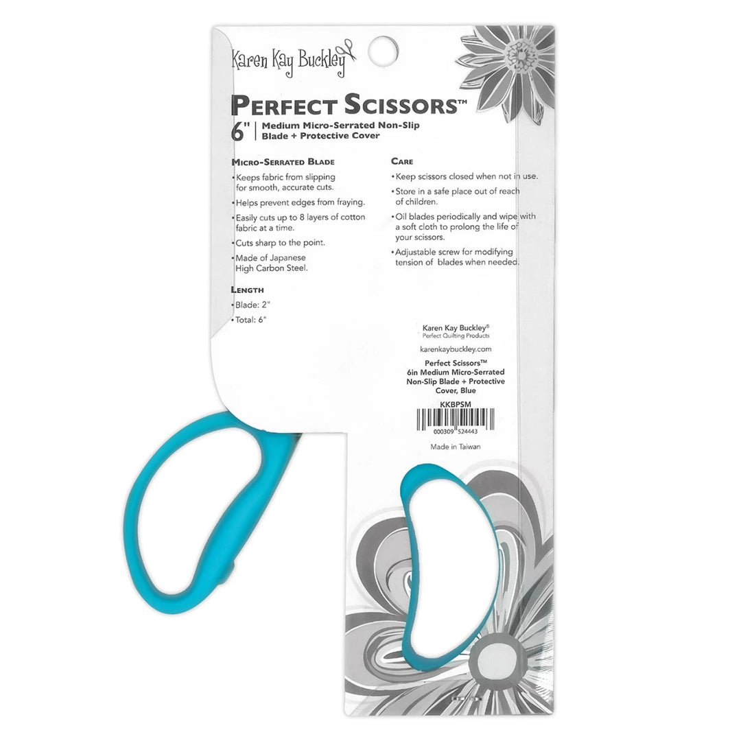 Karen Kay Buckley's Perfect Scissors BLUE Medium 6 in.