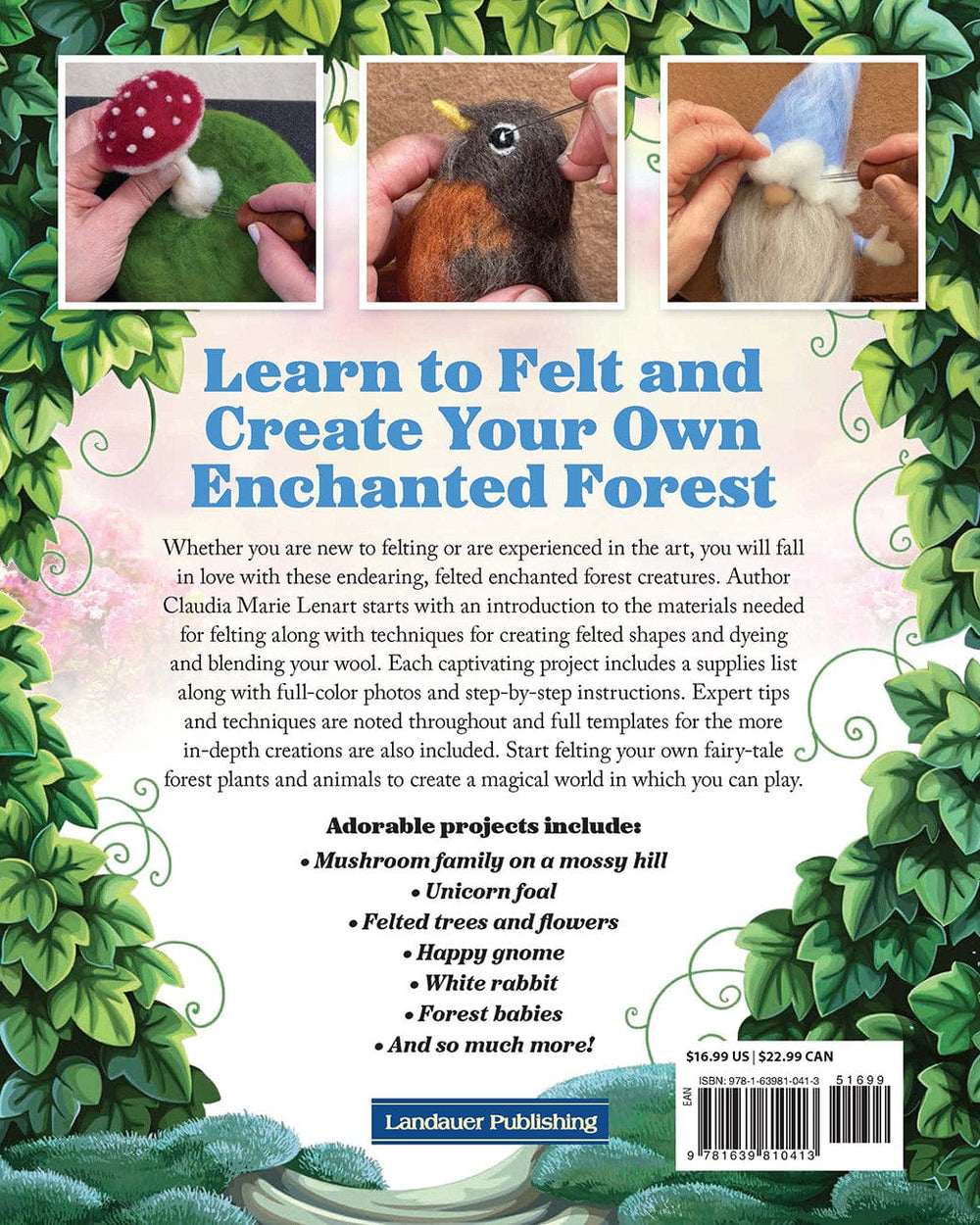 Learn to Felt & Create Enchanted Forest book cover