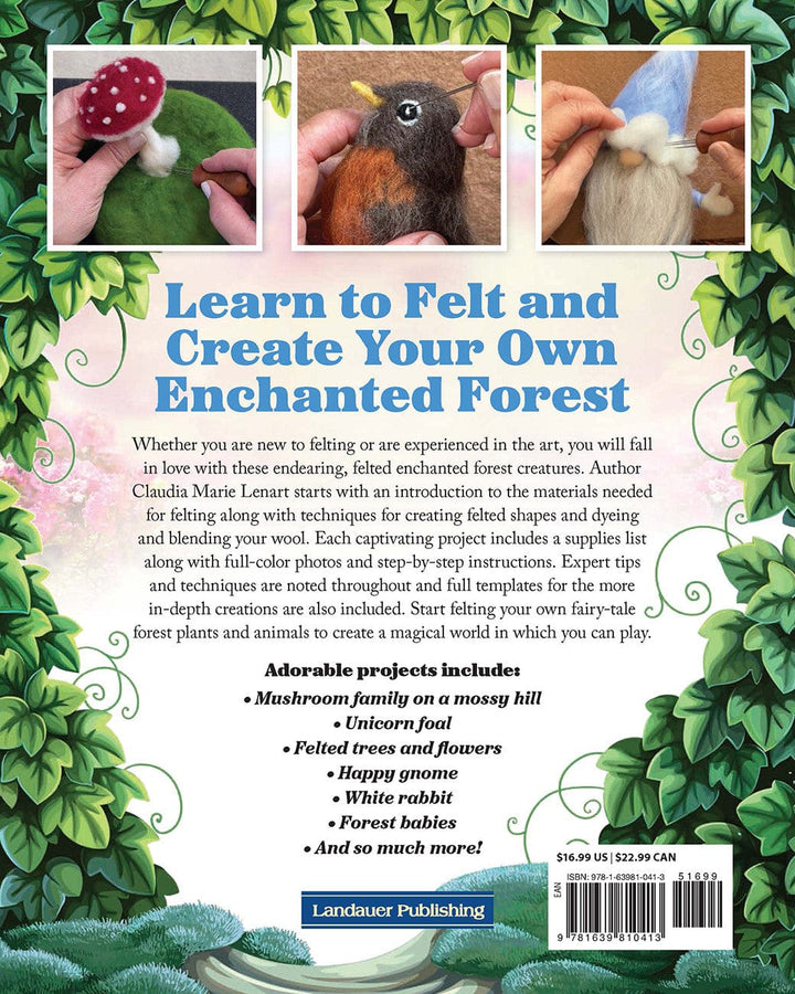 Learn to Felt & Create Enchanted Forest book cover