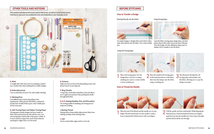 Modern Sashiko: 26 Mixed-Style Sashiko Projects for Everyday Items