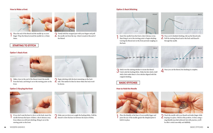 Modern Sashiko: 26 Mixed-Style Sashiko Projects for Everyday Items