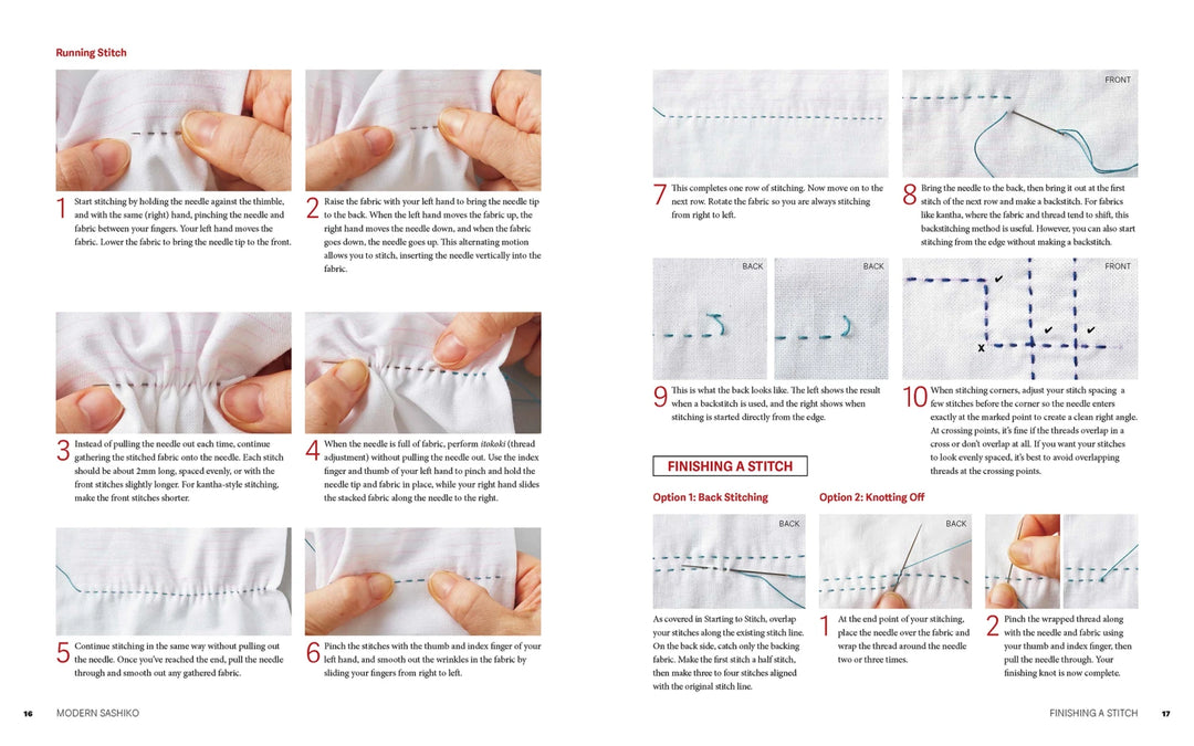 Modern Sashiko: 26 Mixed-Style Sashiko Projects for Everyday Items