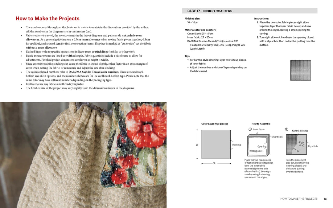 Modern Sashiko: 26 Mixed-Style Sashiko Projects for Everyday Items