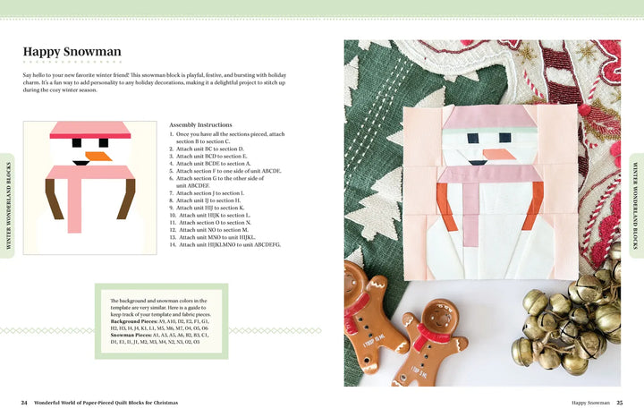 Wonderful World of Paper-Pieced Quilt Blocks for Christmas by Liza Taylor Wonderful World of Paper-Pieced Quilt Blocks for Christmas by Liza Taylor