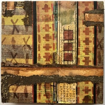 Seth Apter Stencil - 9" x 12" - Grunge Marks Collection - Grunge Strips & Borders Seth Apter Grunge Strips & Borders – Artistic Artifacts