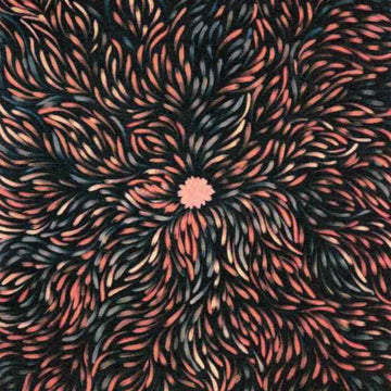 Leaves Gold Leaves Gold Australian Aboriginal Quilting Fabric, M&S Textiles