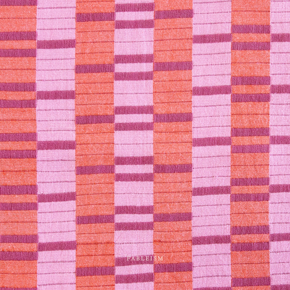 Lucky Loom - Southwest Stripe, Berry