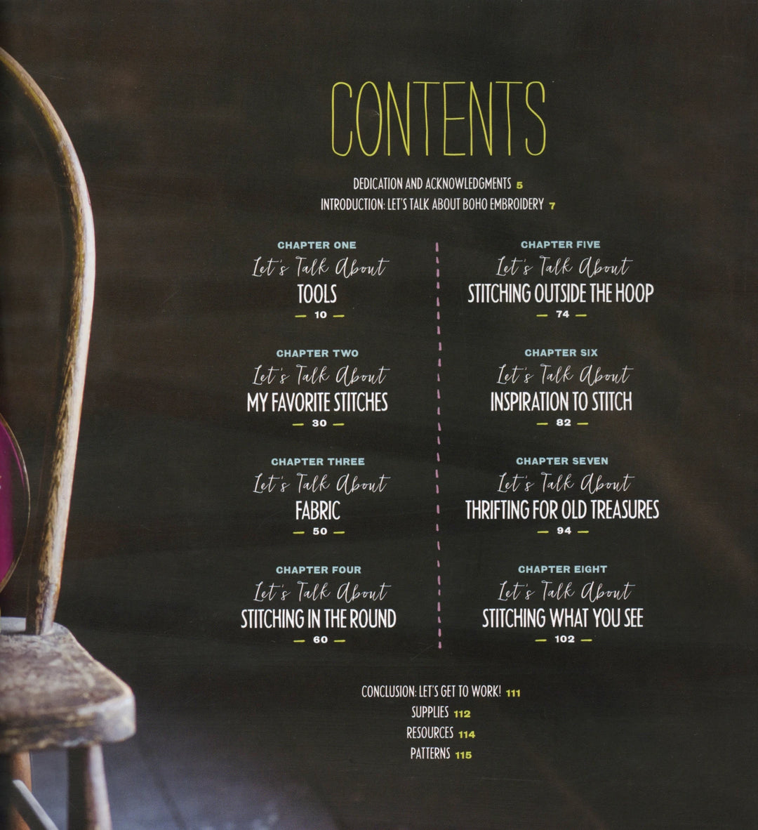 Boho Embroidery by Nichole Vogelsinger