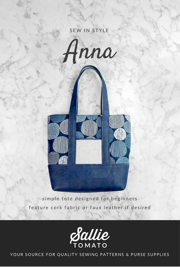 Anna Tote Pattern by Sallie Tomato Anna Tote Pattern by Sallie Tomato