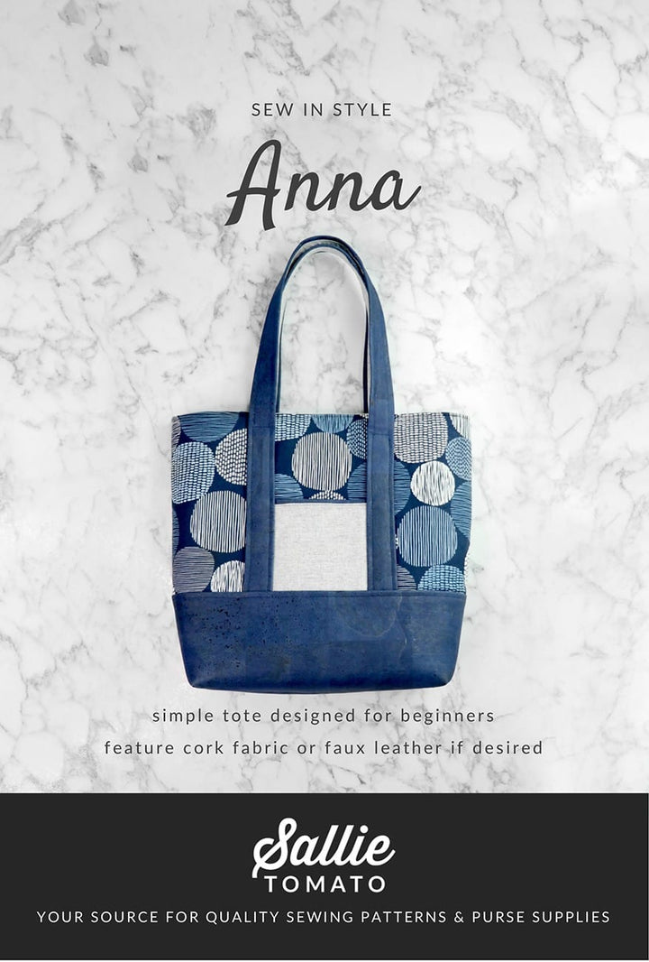 Anna Tote Pattern by Sallie Tomato Anna Tote Pattern by Sallie Tomato