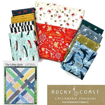 Libby Quilt Kit with Rocky Coast Libby Quilt Kit with Rocky Coast by Windham Fabrics | 51x64
