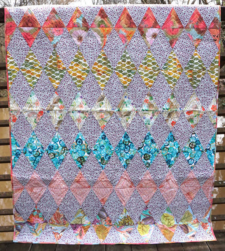 Lucky Country Quilt Kit, Exotic Garden Palace by Denise Burkitt