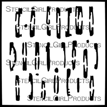 Seth Apter Stencil - 4" x 4" - Etched Seth Apter Etched 4x4 Stencil – Artistic Artifacts