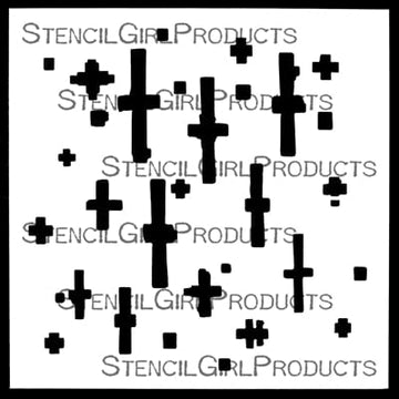 Seth Apter Stencil - 4" x 4" - Surplus Seth Apter Out of the Box 4x4 Stencil – Artistic Artifacts