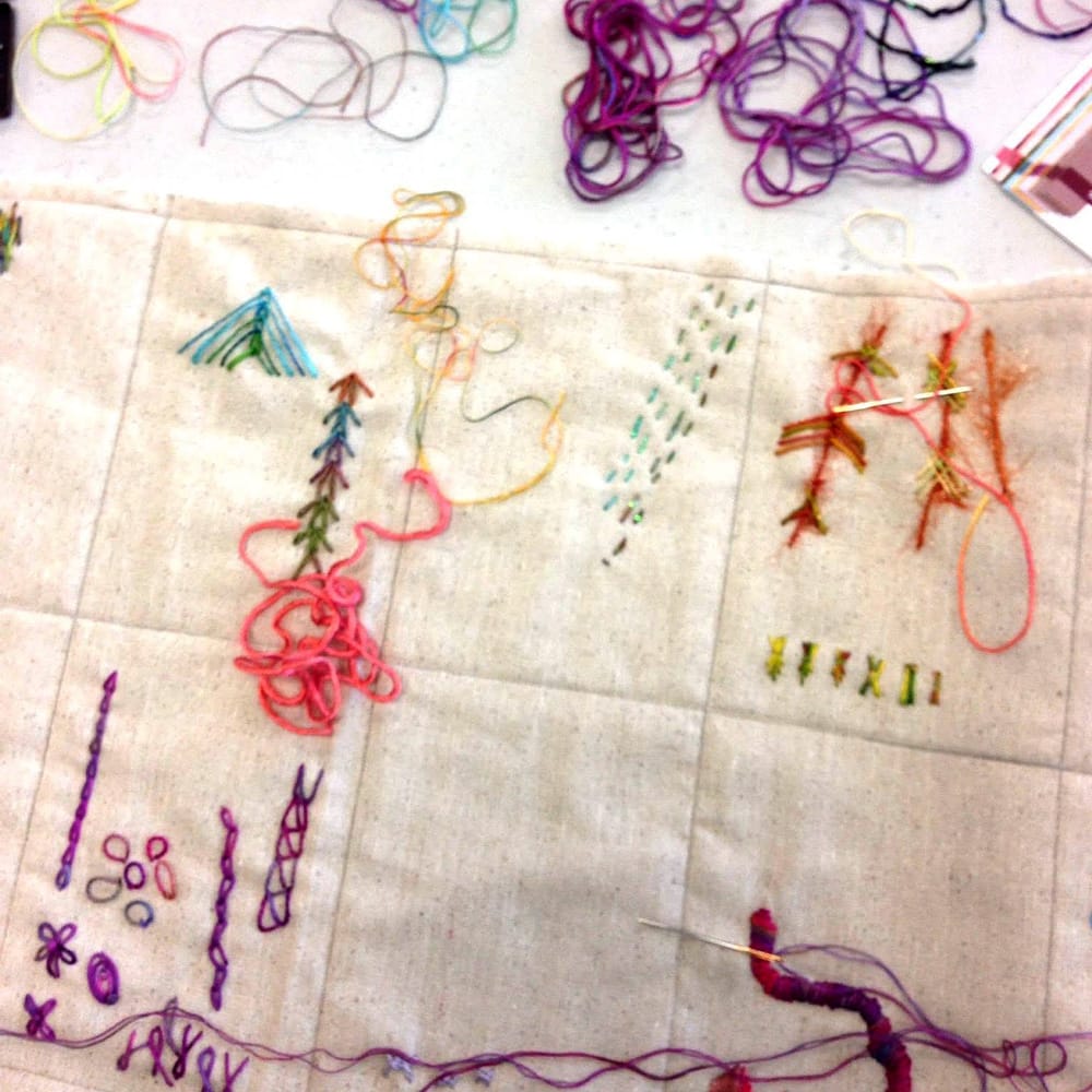 Begins October 15: Modern Hand Stitching Sampler with Judy Gula (3 Sessions) Begins October 15: Modern Hand Stitching Sampler with Judy Gula (3 Sessions)