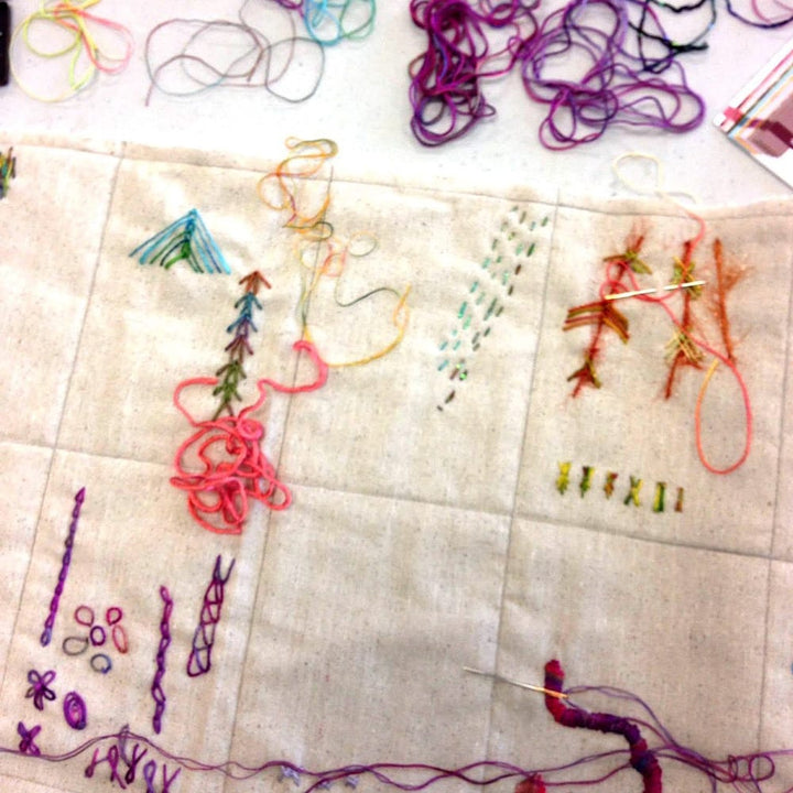 Begins October 15: Modern Hand Stitching Sampler with Judy Gula (3 Sessions) Begins October 15: Modern Hand Stitching Sampler with Judy Gula (3 Sessions)