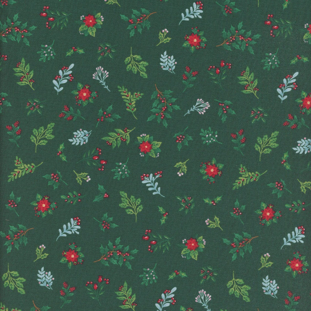 The Nutcracker by Makower UK - Foliage, Green